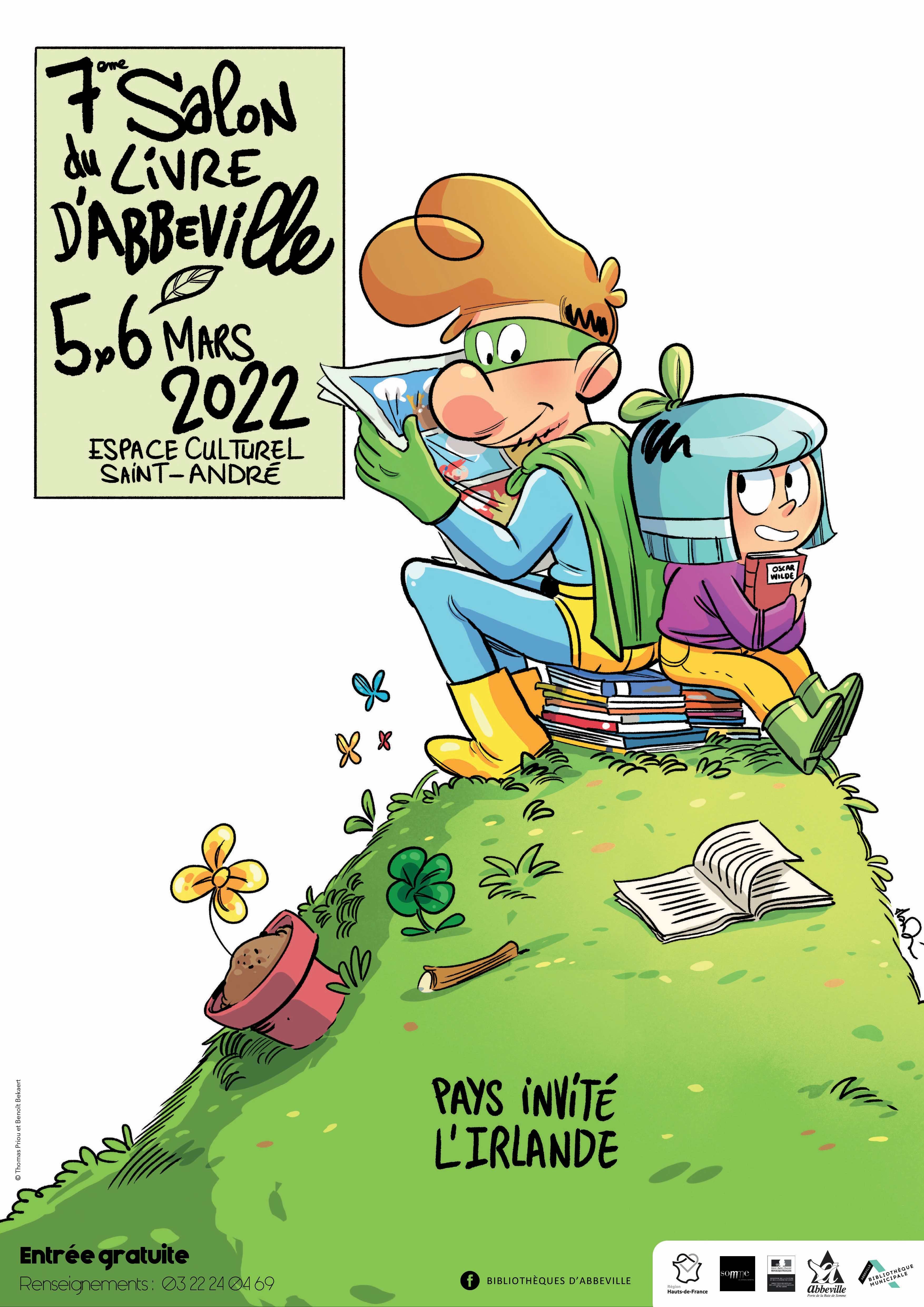 Affiche Salon du livre Abbeville 2022